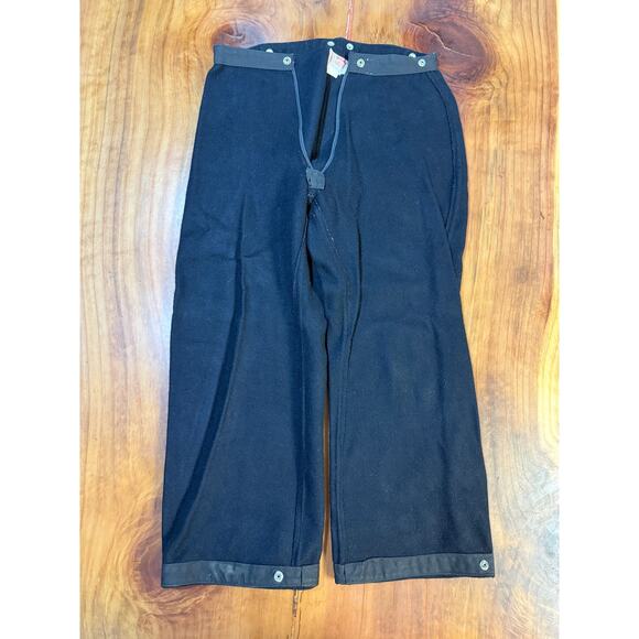 Vintage 50's The Globe MFG Co. Men's Pants 32 x 29 Fireman Wool Liner N.H. LL17 - Picture 1 of 8